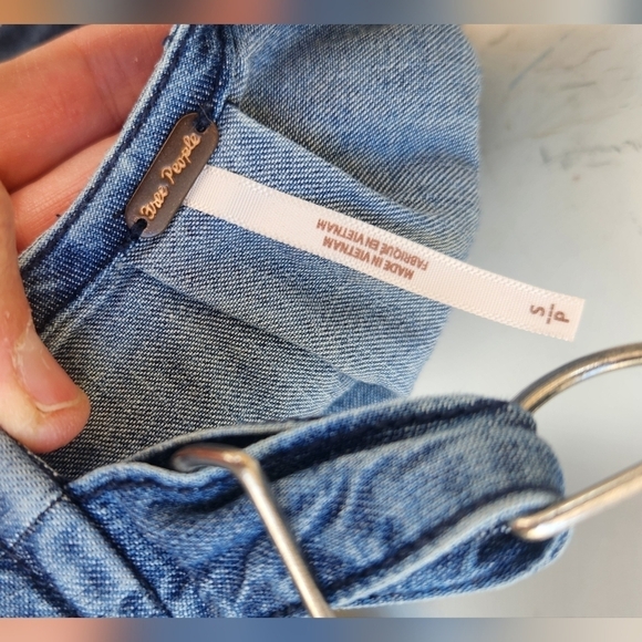 FREE PEOPLEWild One Denim Mini Dress - Picture 5 of 7